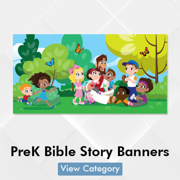 prek bible story banners