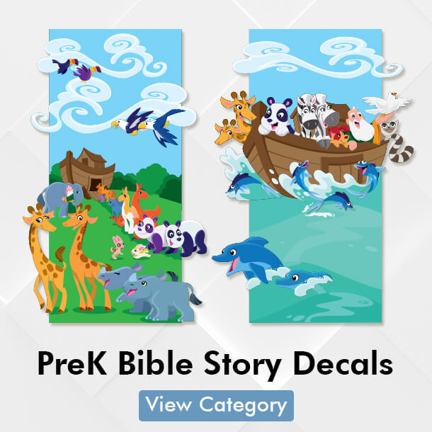 prek bible story wall decals