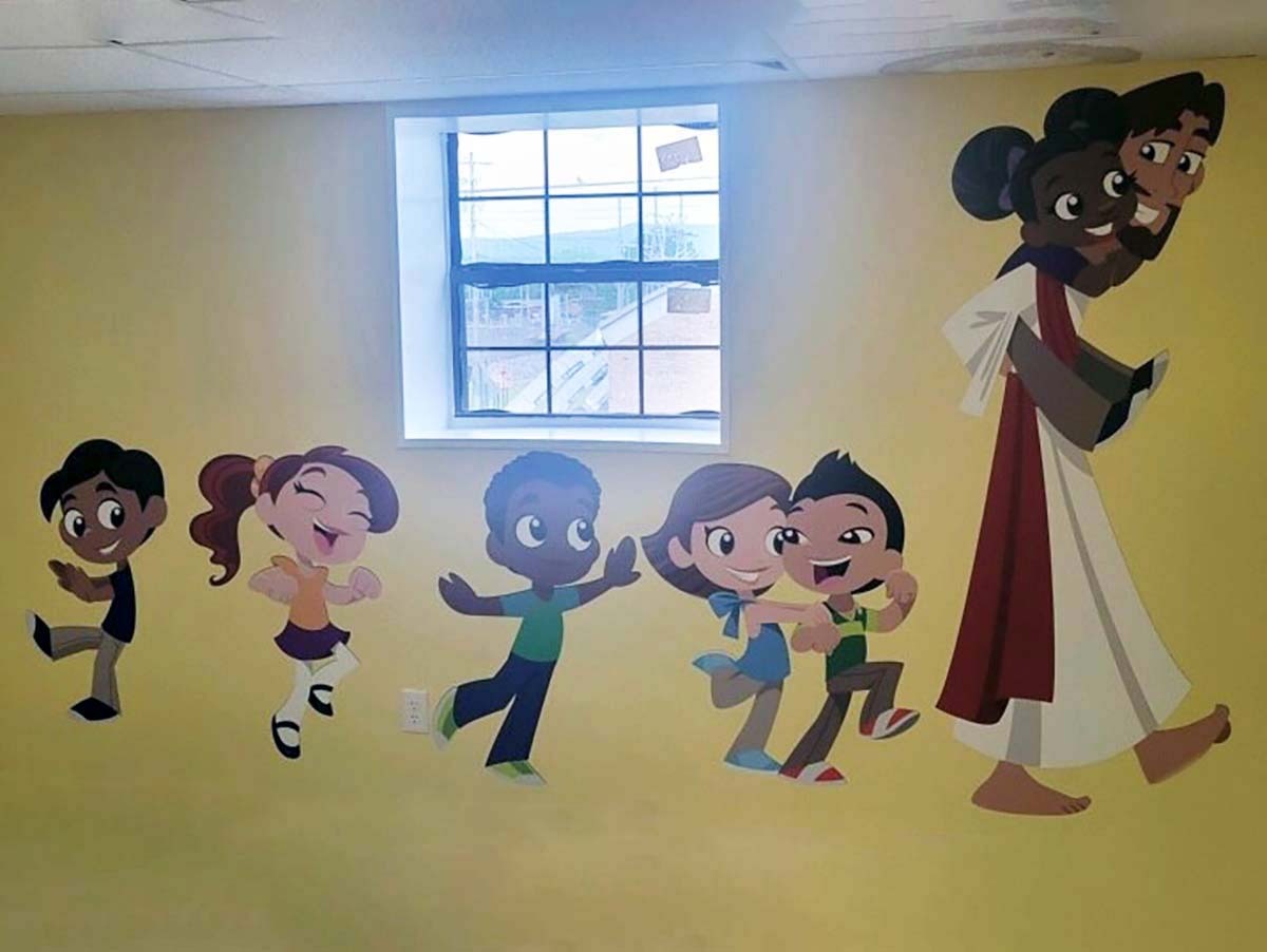 Walk With Jesus Wall Decal and Lesson