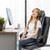 Massage Chair Pad with Heat and Vibration-Black - Color: Black D681-JS10029US-BK