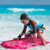 Lightweight Bodyboard Surfing with Leash EPS Core Boarding IXPE-M - Color: Pink - Size: M