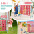 4-in-a-Row Connect Game with Basketball Hoop and Toss Ring-Blue - Color: Blue