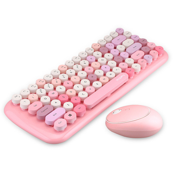 style: Blue set - Girl Keyboard and Mouse Q119-CJJJJTJT18462-Blue set