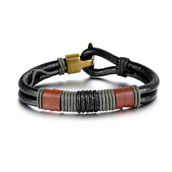 RODEO Olive Genuine Leather Bracelet