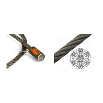 Spartan Tool 3/4" x 75' Wire Rope, 82000330 Spartan Tool 3/4" x 75' Wire Rope - 82000330