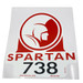Spartan Tool Spartan 738 Decal - 73817100 Spartan Tool Spartan 738 Decal - 73817100