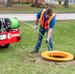 Spartan Tool Upper Manhole Guide in use - 77777050 Spartan Tool Upper Manhole Guide in use - 77777050