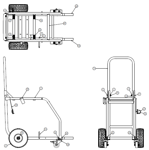 Spartan Tool Model 727 Frame Assembly - 72704100