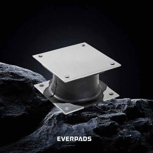 Anti-Vibration Rubber Block IC0108-5 LOGO:EVERPADS Rubber Through-PassHole Diameter50mm 4-M20*1.5 - 6020108E05 - Buffer Rubber IC01.jpg