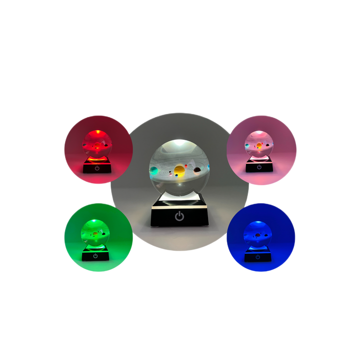 Color-changing black LED base