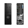 Front and Back View, Dell Precision 3430 SFF Desktop Computer Intel Core i7 8th generation 16GB RAM 256GB SSD Wi-Fi Windows 11 Professional