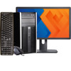 HP 6200 Tower Intel Core i7 Processor 16GB RAM 256GB SSD Wi-Fi Keyboard and Mouse 24in LCD Monitor Windows 10 Pro PC