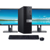 Dell OptiPlex 5070 Windows 11 Desktop Computer | Core i5-9500 (3.0 GHz) Processor | 8GB RAM | 128GB SSD | Dual 22" LCD's