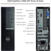 Dell OptiPlex 7080 SFF Desktop Computer | Intel Hexa-Core i5-10500 (3.1 GHz)| 32GB RAM | 512GB SSD | Windows 11