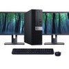 Dell OptiPlex 7060 Windows 11 Desktop Computer | Core i5-8500 (3.0 GHz) Processor | 32GB RAM | 512GB SSD | Dual 22" LCD's