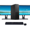 HP Workstation Mini Z2 G4 Windows 11 Pro Desktop Computer | Intel Core i7-8700 (3.2 GHz) Processor | 16GB RAM | 128GB SSD | Dual 22" LCD's