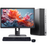 Windows 11 Desktop Computer HP 400 G6 | Hexa Core i5 CPU | 8GB RAM | 128GB SSD | 24" LCD