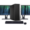 HP ProDesk 600 G4 Windows 11 Pro Desktop Computer | Core i5-8500 (3.0 GHz) Processor | 32GB RAM | 512GB SSD | Dual 22" LCD's