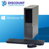 Right Side View Dell Optiplex 960 Windows 10 Pro Desktop Computer 3.0GHz C2D 8GB 250GB 19" LCD