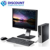Cheap, used and refurbished Fast Dell Optiplex 990 USFF Desktop Core i5 4GB 250GB Win10 Home WiFi W/22" LCD