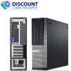 Left Side View Fast Dell Optiplex 3010 Windows 10 Home Desktop Quad Core 4GB 250GB and WIFI