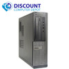 Left Side View Dell Optiplex Windows 10 Pro PC Desktop Core i7 3.4GHz 8GB 320GB HDD w/Dual 22" LCD's and WIFI