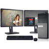 Cheap, used and refurbished Dell Optiplex 9010 Desktop | Intel i7 Processor | 8GB RAM | 320GB HDD | Windows 10 Pro | Cables | Keyboard | Mouse | WIFI | Dual 22" Monitors