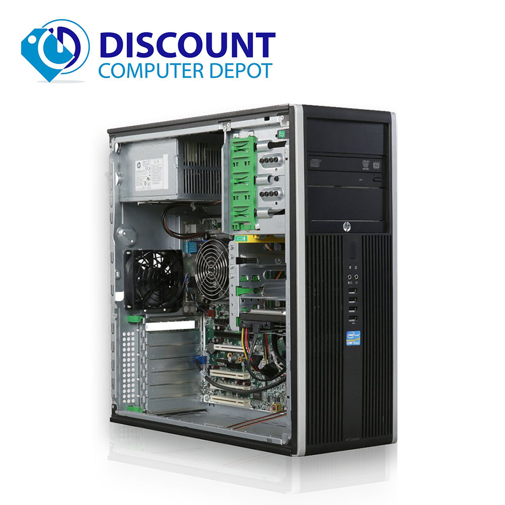 HP 8300 Elite Desktop Computer PC Tower I7 3.4GHz 8GB 1TB Windows 10 Pro