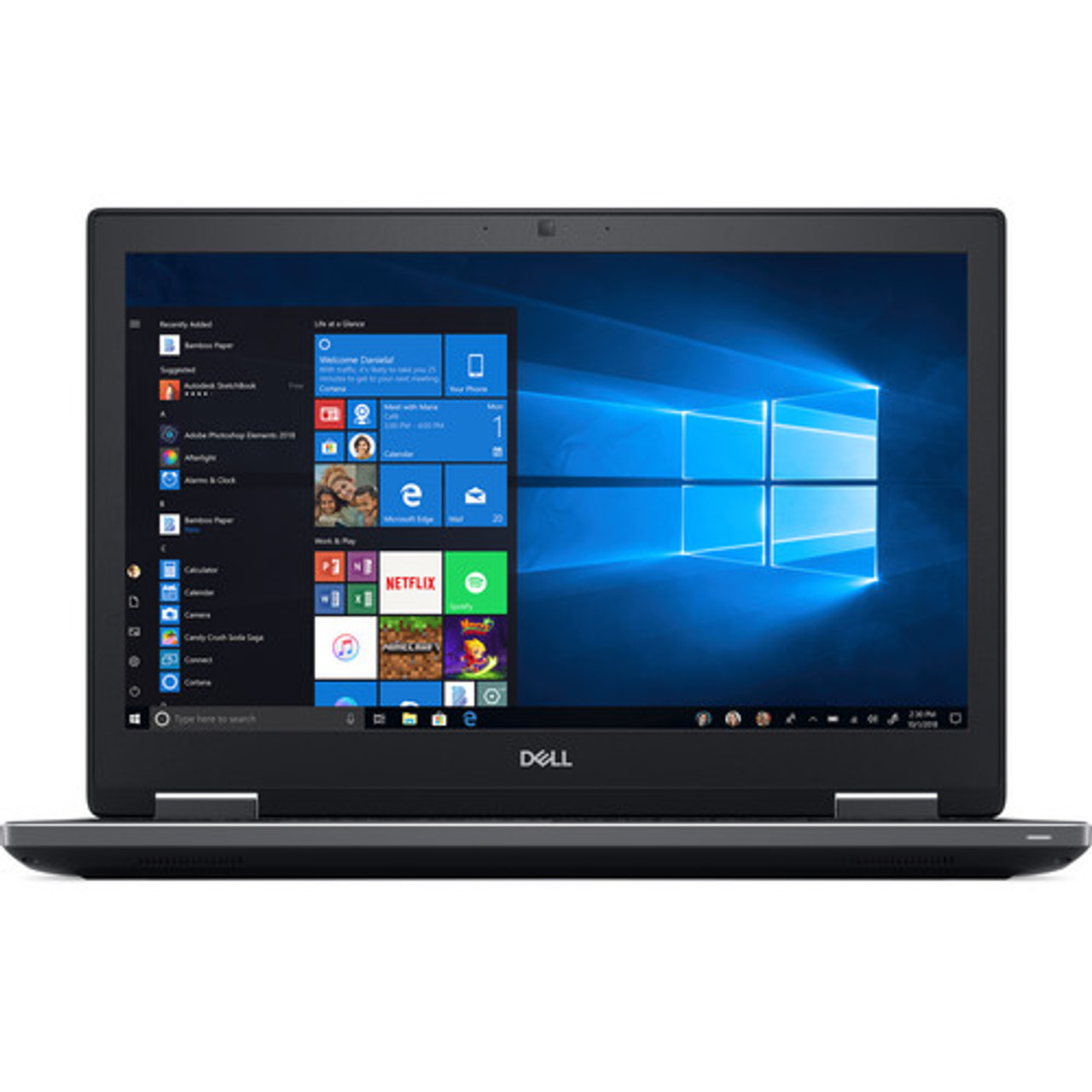 Dell Precision 7730 17.3 Laptop Computer Intel Core i7 8th Generation 16GB  RAM 512GB SSD Wi-Fi Windows 11 Professional