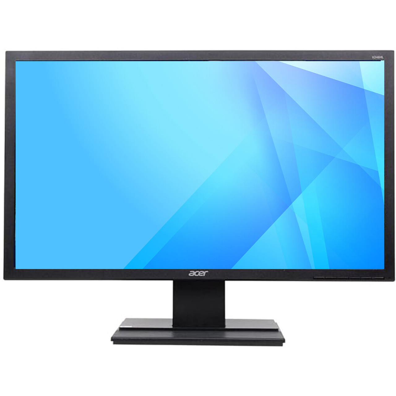 (未使用･未開封品)　Acer V246WL - LED monitor - 24&quot; - 1920 x 1200 - IPS - 300 cd/m2 - 6 ms - DVI VGA DisplayPort - dark gray - DVI VGA (HD-15) DisplayPort kmdlckf Used - Good: Acer V246HL bmid 24