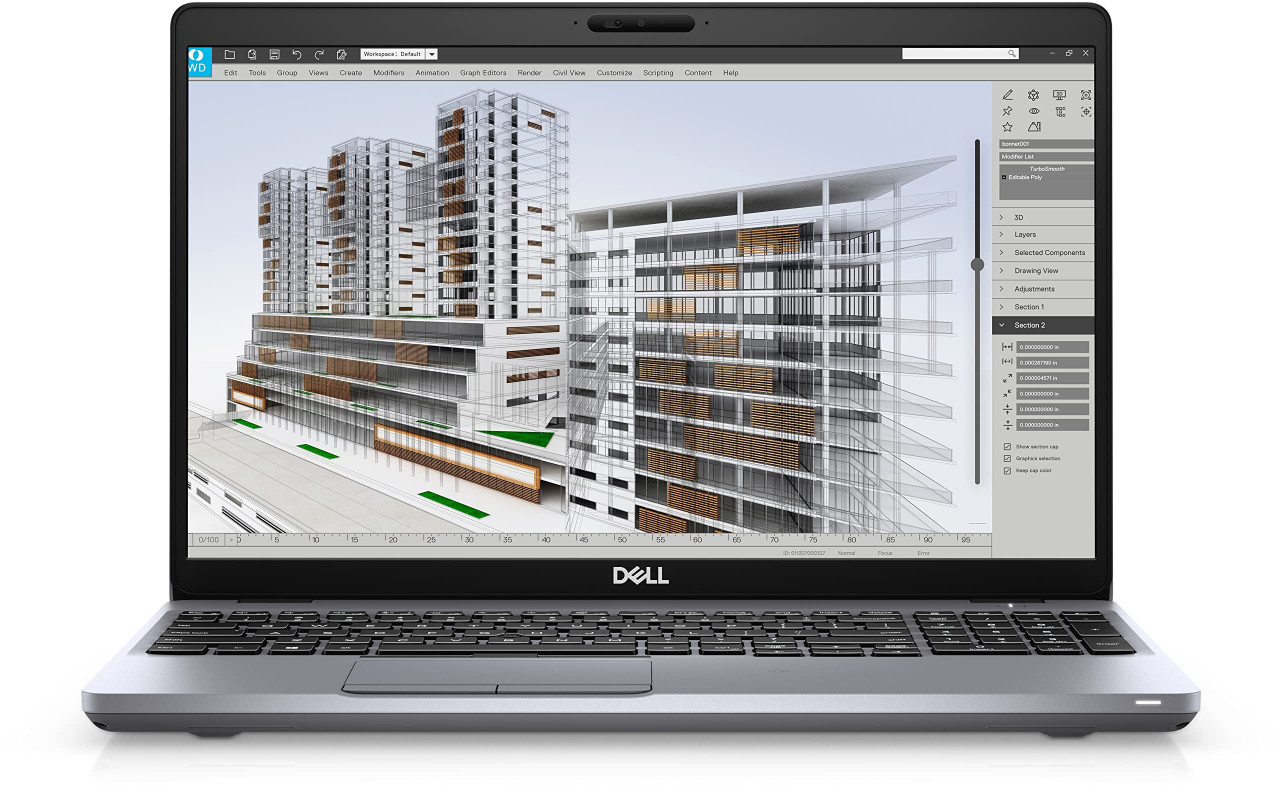 Dell Precision 3551 15.6in Touchscreen Laptop Intel i7 10th