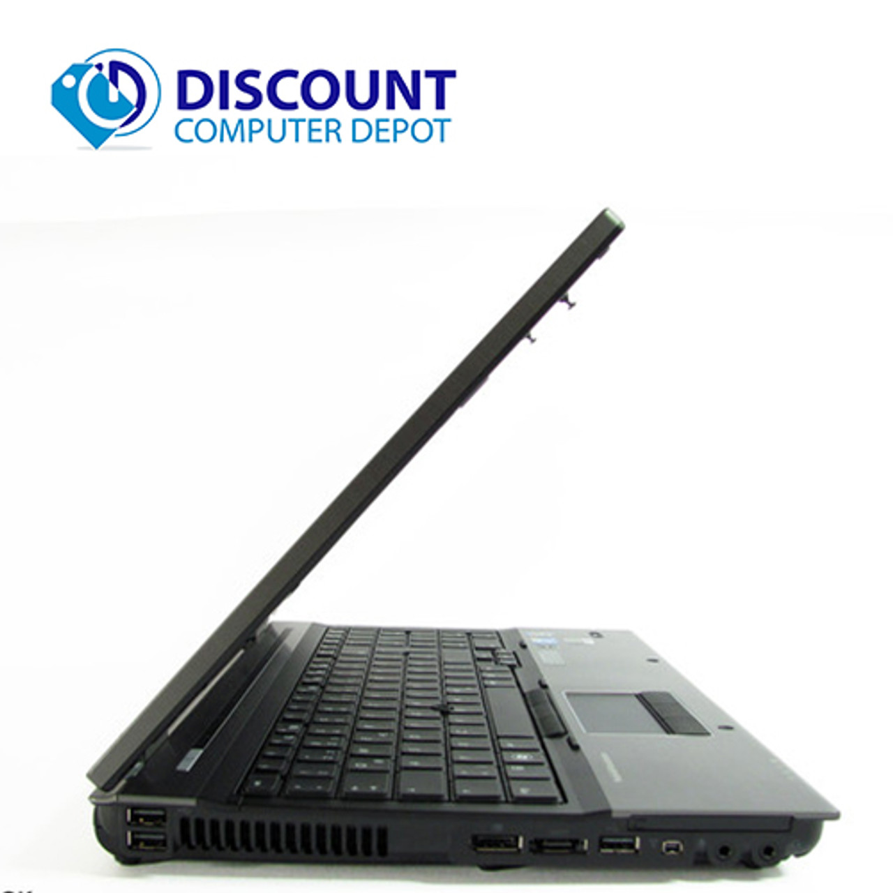 HP Elitebook 8540w 15.6 i7 2.80GHz Laptop Windows 10 Professional 4GB 500GB  DVD-RW WiFi Power Adapter