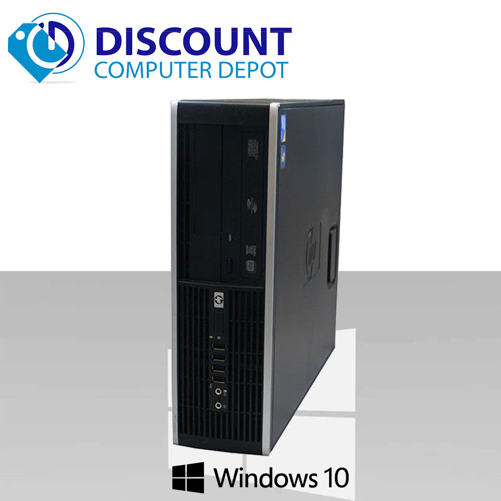 HP Elite I5 Windows 10 Desktop Computer 16GB 1TB Dual 19 LCD's w