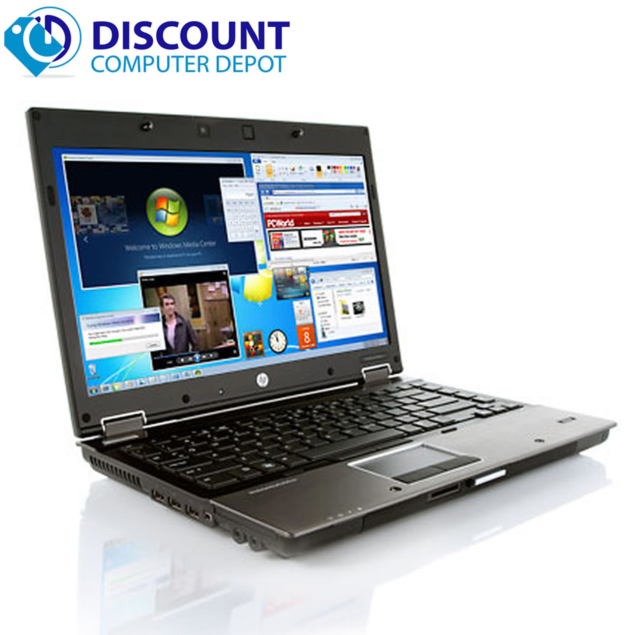 HP Elitebook 2540p i7 2.10 GHz 4GB 120GB SSD Windows 10 Professional Laptop  Computer Webcam