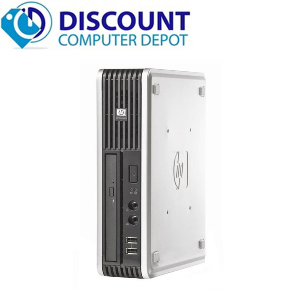 Fast HP Mini Computer PC Core 2 Duo 3.0 GHz 4GB 80GB SSD Windows 10 Pro WiFi
