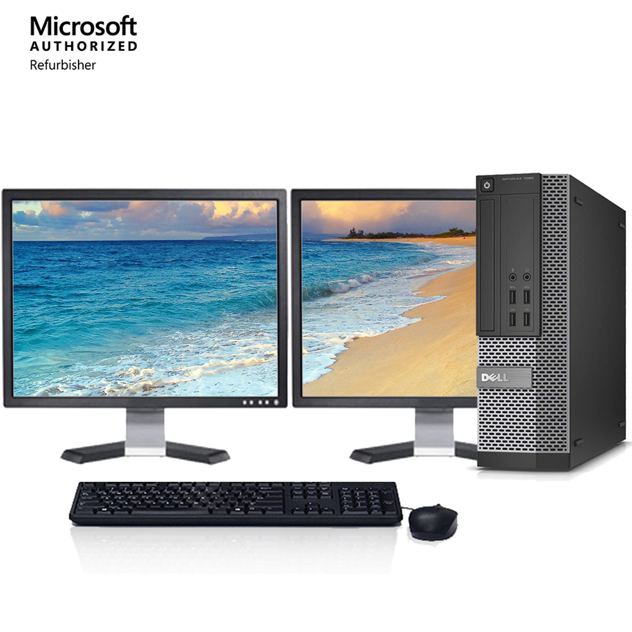 Dell Optiplex 7010 Desktop PC Dual 22