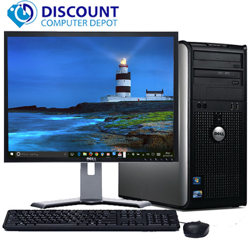Fast Dell Optiplex 780 Desktop Pc Computer C2d 4gb 1tb Wifi 19 Lcd Windows 10 Pro