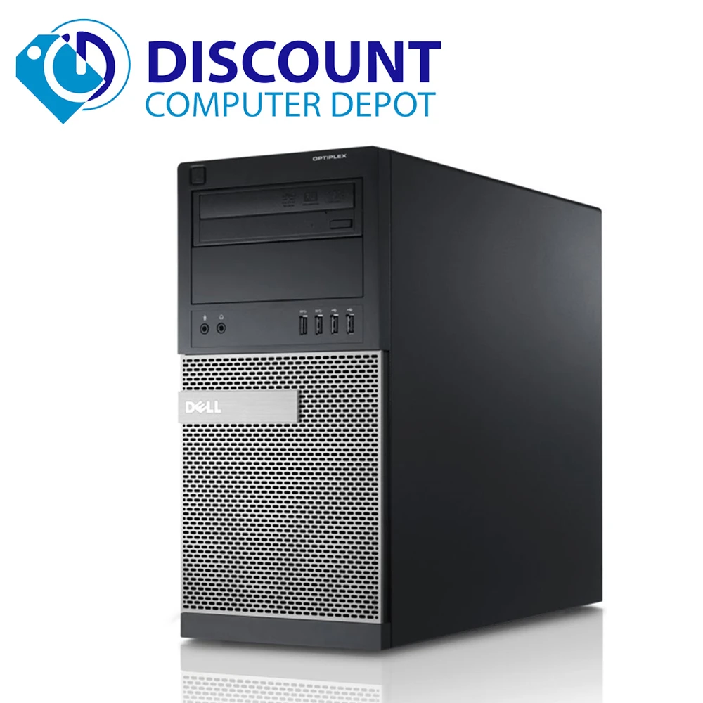 Dell Optiplex 9010 Computer Tower Quad Core i7 3.4GHz 8GB 500GB 