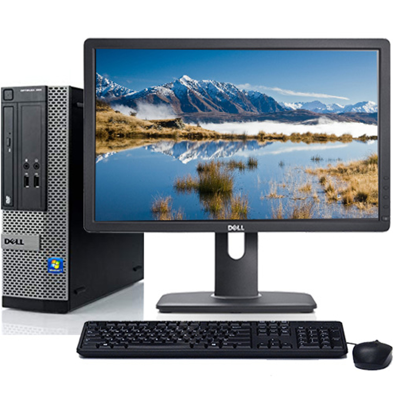 Dell Optiplex  SFF Desktop   Intel i5   8GB RAM   GB SSD   Win   Pro   " Monitor   Keyboard, Mouse and WIFI