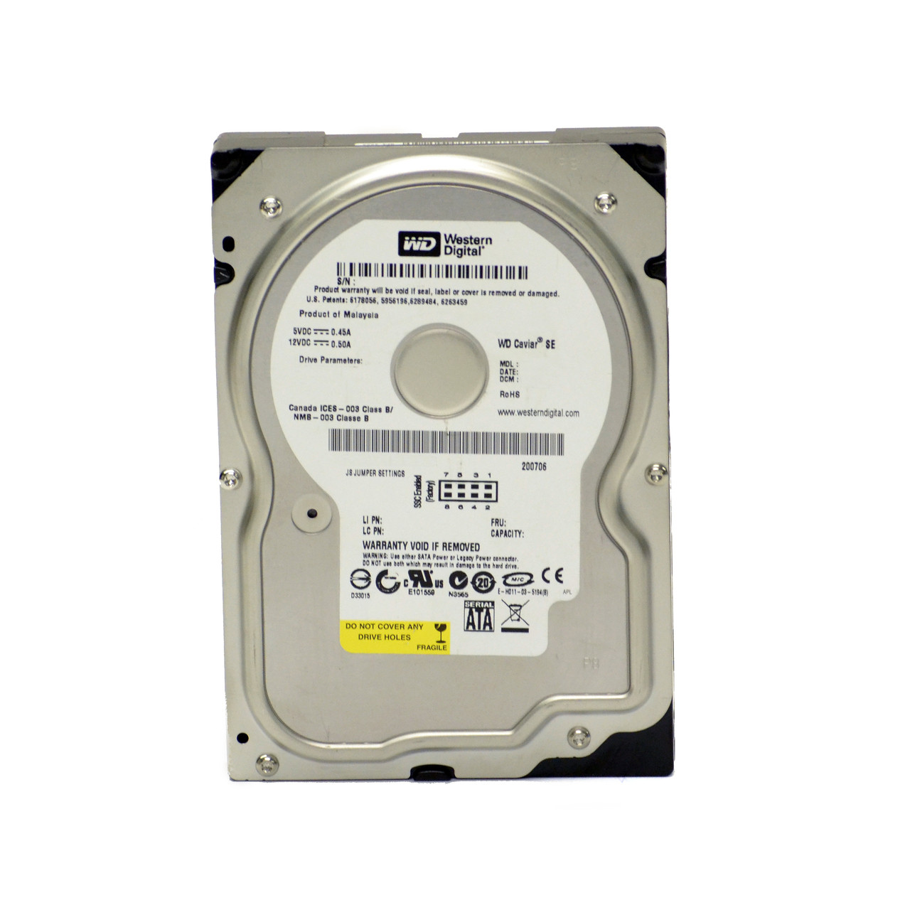 Western Digital 40GB SATA Desktop HDD Hard Drive 3.5