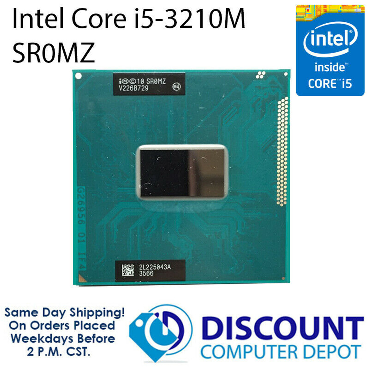 Intel インテル Core i5-3210M モバイル Mobile CPU プロセッサー 2.50 GHz バルク SR0MZ - CPU