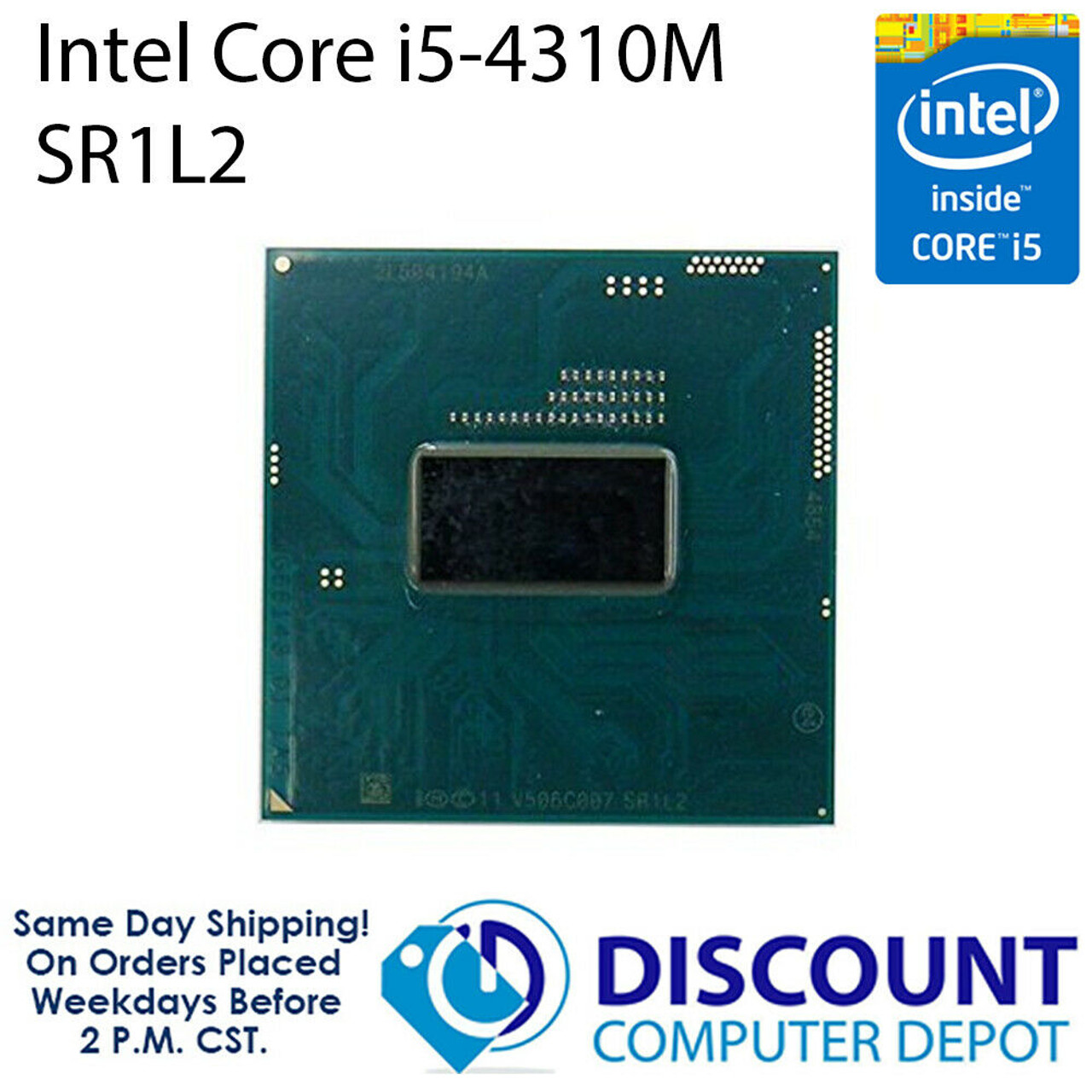 Intel Core i5-4310M 2.7 GHz SR1L2 Laptop CPU Processor PGA 946 G3 Socket