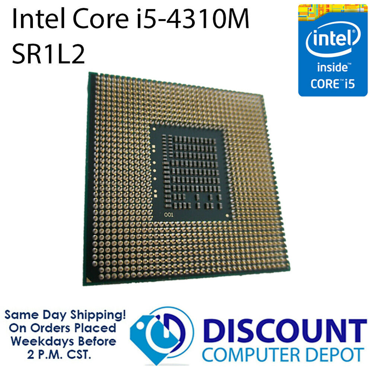 Intel Core i5-4310M 2.7 GHz SR1L2 Laptop CPU Processor PGA 946 G3 Socket