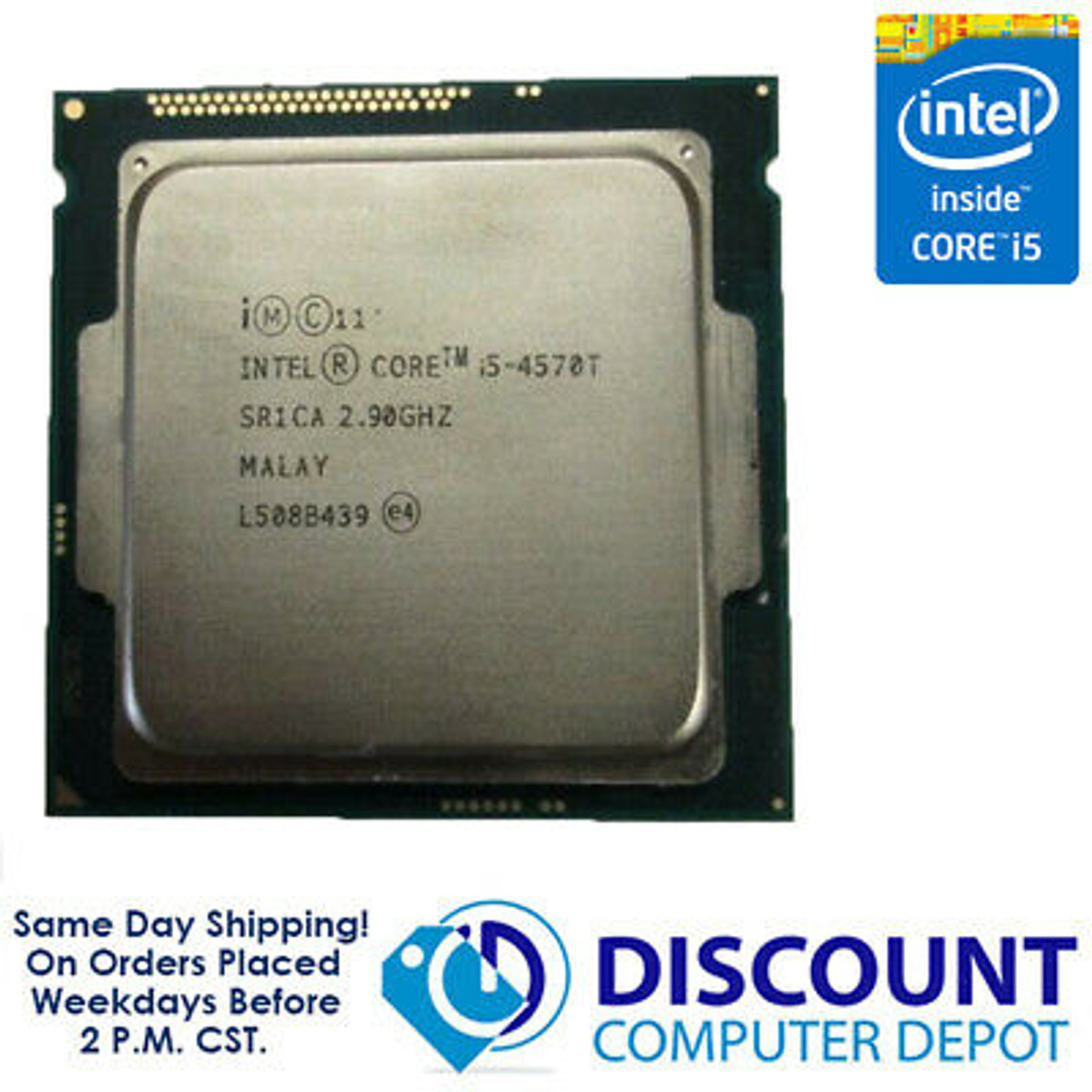 Intel Core I5 4570t 2 9ghz Dual Core Cpu Processor Lga1150 Socket Sr14r Sr1ca