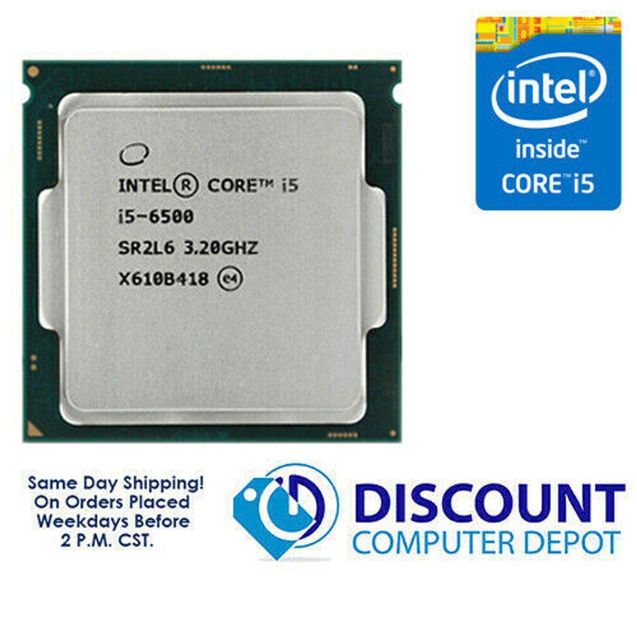 Intel Core i5-6500 3.20GHz Quad-Core CPU Processor LGA1151 Socket SR2BX  SR2L6