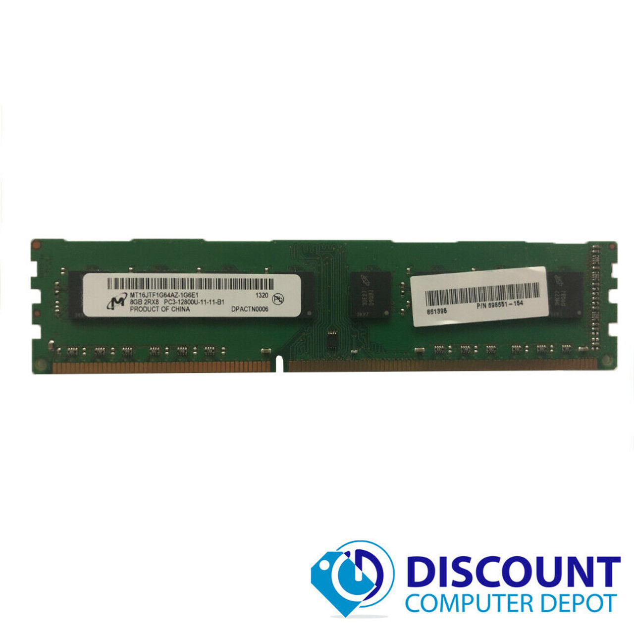 For Micron 8gb Pc3 Ddr3 1600mhz 240 Pin Dimm Desktop Memory Ram Upgrade