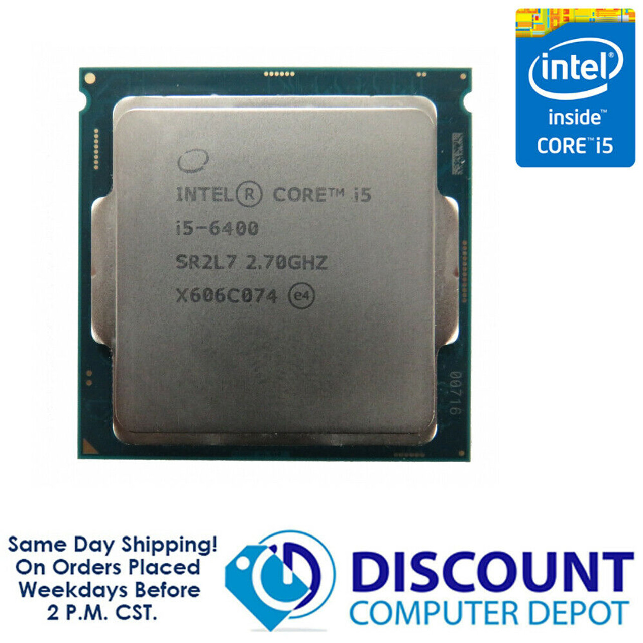 Intel Core i5-6400 2.70GHz Quad-Core CPU Processor LGA1151 Socket SR2BY  SR2L7