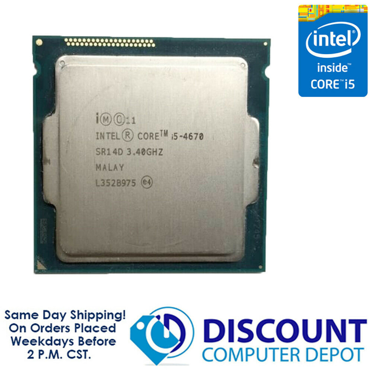 ベルギー製 Intel CPU Core i5 4670K 3.40GHz 6Mキャッシュ LGA1150 Haswell UnLocked  BX80646I54