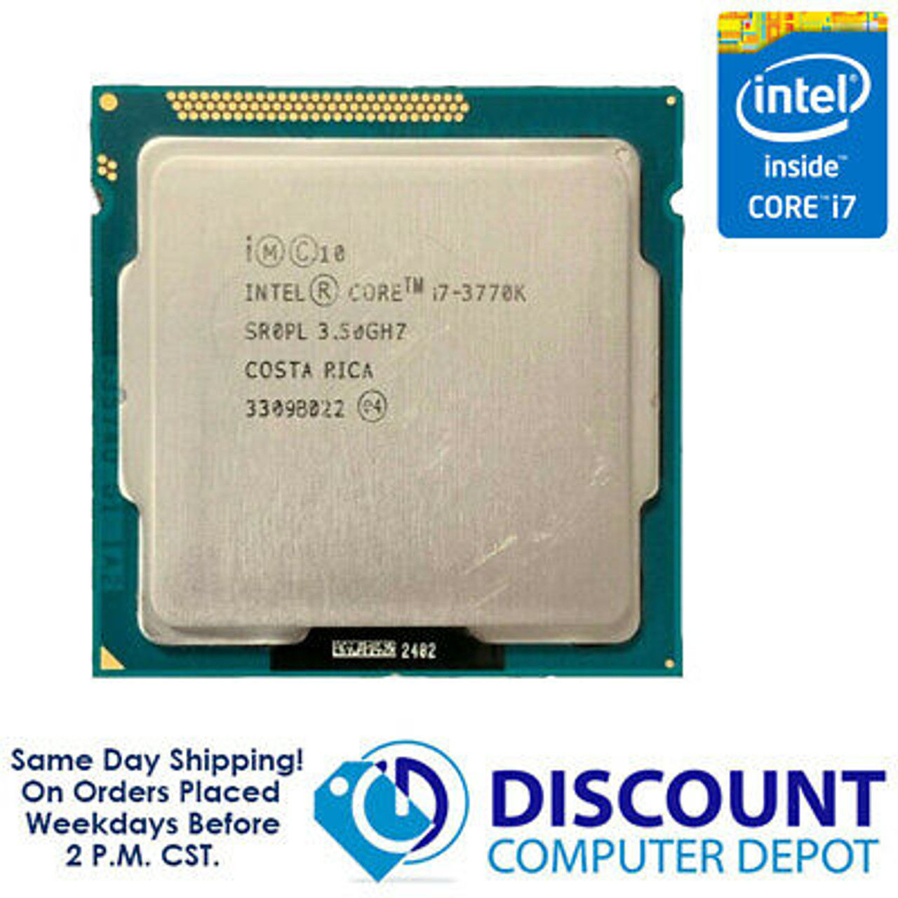 CPU Intel Core i7 3770K 3.50GHZ 2セット-