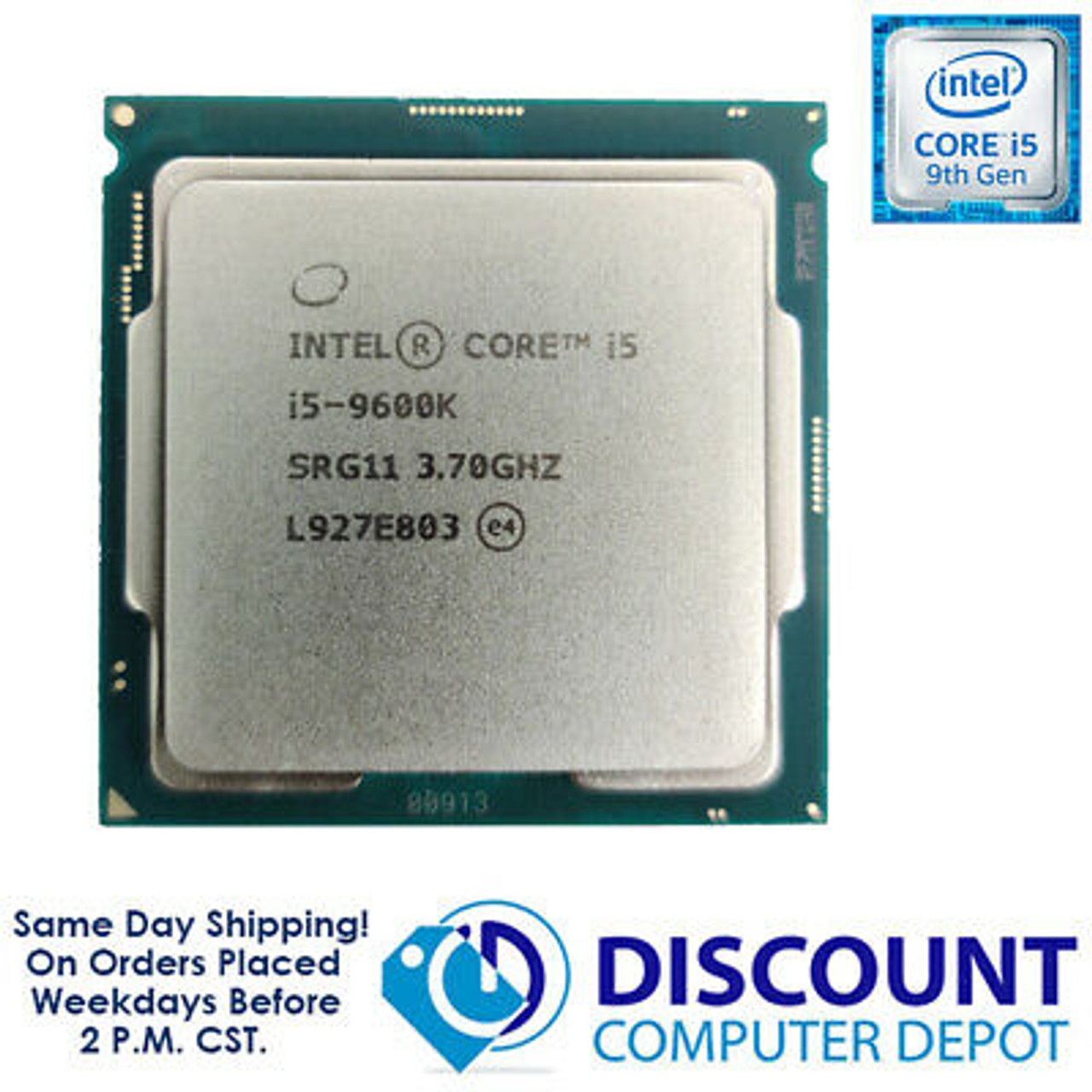 Intel Core i5-9600k 3.7GHz Hexa-Core CPU Computer Processor